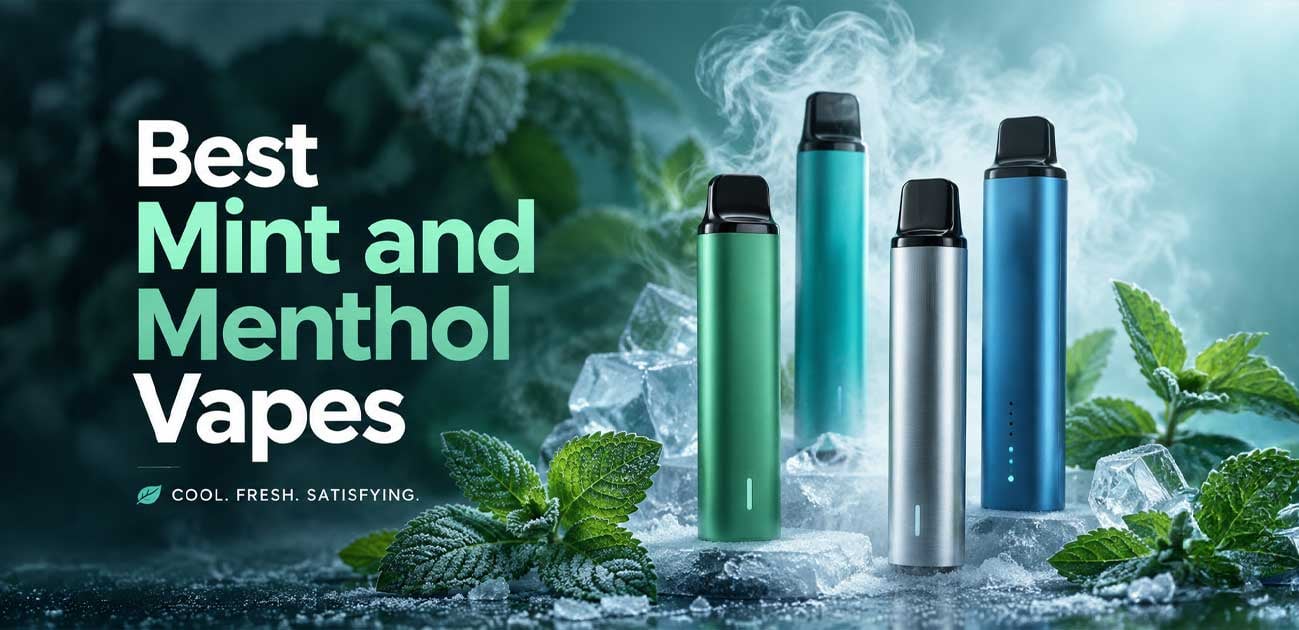 Best mint and menthol vapes in 2026 featuring the coolest disposable vape flavors for a crisp and refreshing experience