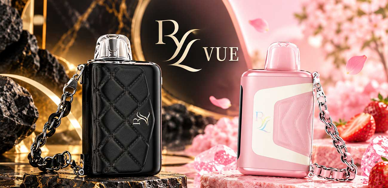 RYL Vape Explained: RYL VUE vape kits in black and pink, exploring how RYL, RAZ, and VUE devices fit together.