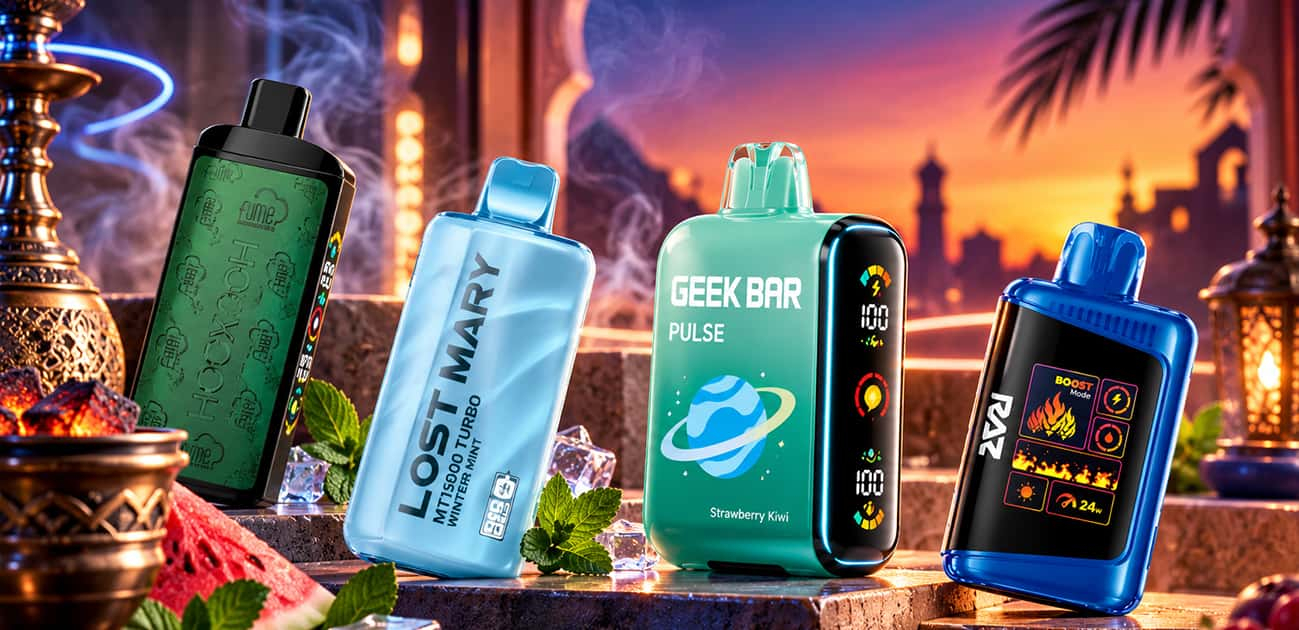 The best hookah-style vapes featuring disposable vape devices with hookah-inspired designs and flavors