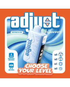 Adjust MySweet 40K Disposable Vape with 40000 puffs adjustable sweetness control and premium candy flavor experience