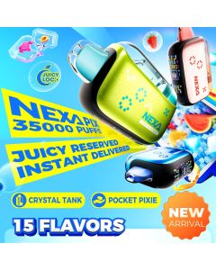 Nexa Pix 35K Disposable Vape with 35000 puffs high capacity design and smooth long lasting performance