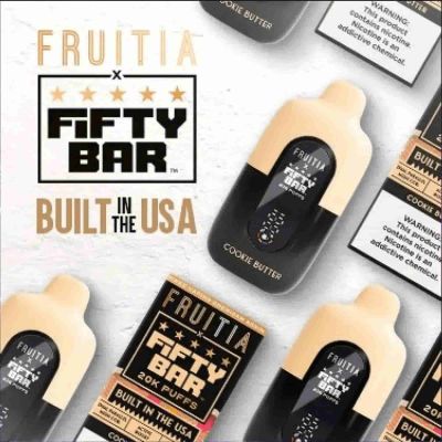 Fifty Bar X Fruitia 20K Disposable Vape