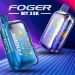 Foger Bit 35K Disposable Vape with 35000 puffs dual mesh coils adjustable airflow OLED display and USB-C charging