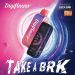 Geek Bar Digiflavor BRK 20K vape featuring a modular pod system, smart display, rechargeable battery, and up to 20000 puffs.