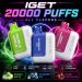 IGET Sun KP20000 Kit disposable vape featuring replaceable pod system, rechargeable battery, and up to 20000 puffs