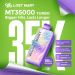 Lost Mary MT35000 Turbo 35K Disposable Vape with 35000 puffs dual smooth and turbo modes USB-C charging and smart display