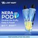 Lost Mary Nera Fullview 70K Disposable Vape Pods with 70000 puffs dual replaceable pods visible e-liquid and rechargeable battery