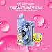Lost Mary Nera Pureview disposable vape with transparent design, 1000mAh battery, dual power modes, turbo mode display, and battery level indicator – compatible with Nera Refill Packs