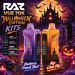 RAZ Vue 70K Halloween Edition Disposable Vape Kit with Halloween artwork power bank and clear prefilled pod