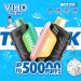 VIHO TRX 50K Disposable Vape with 50000 puffs dual modes adjustable airflow and USB-C rechargeable battery