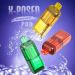 X-Posed 35K Disposable Vape Pod devices showing multiple flavors with transparent pod design