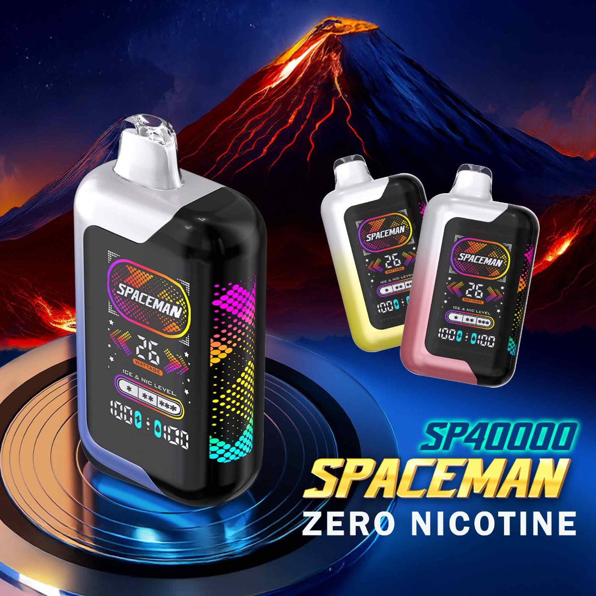 Spaceman SP40000 Zero Nicotine Disposable Vape | 40K Puffs Spaceman SP40000 Zero Nicotine Disposable Vape | 40K Puffs