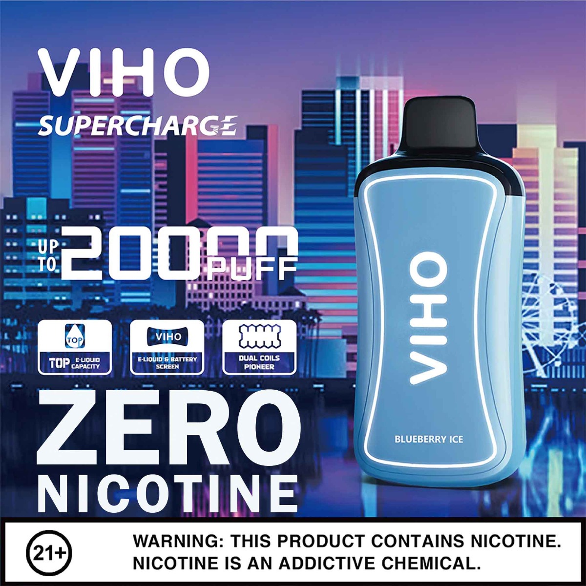 viho vapes discount code Supercharge 20K 0% Nicotine Disposable Rechargeable Resistance:0.45ohm PnP-VM3 Coils (5-Pack) bulk buy vapes cheap Tech Bar Disposable |