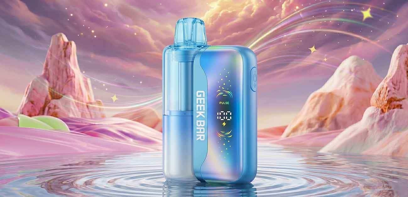 Geek Bar Mate 60K disposable vape kit futuristic blue device with LED display high puff capacity rechargeable pod system premium vape device