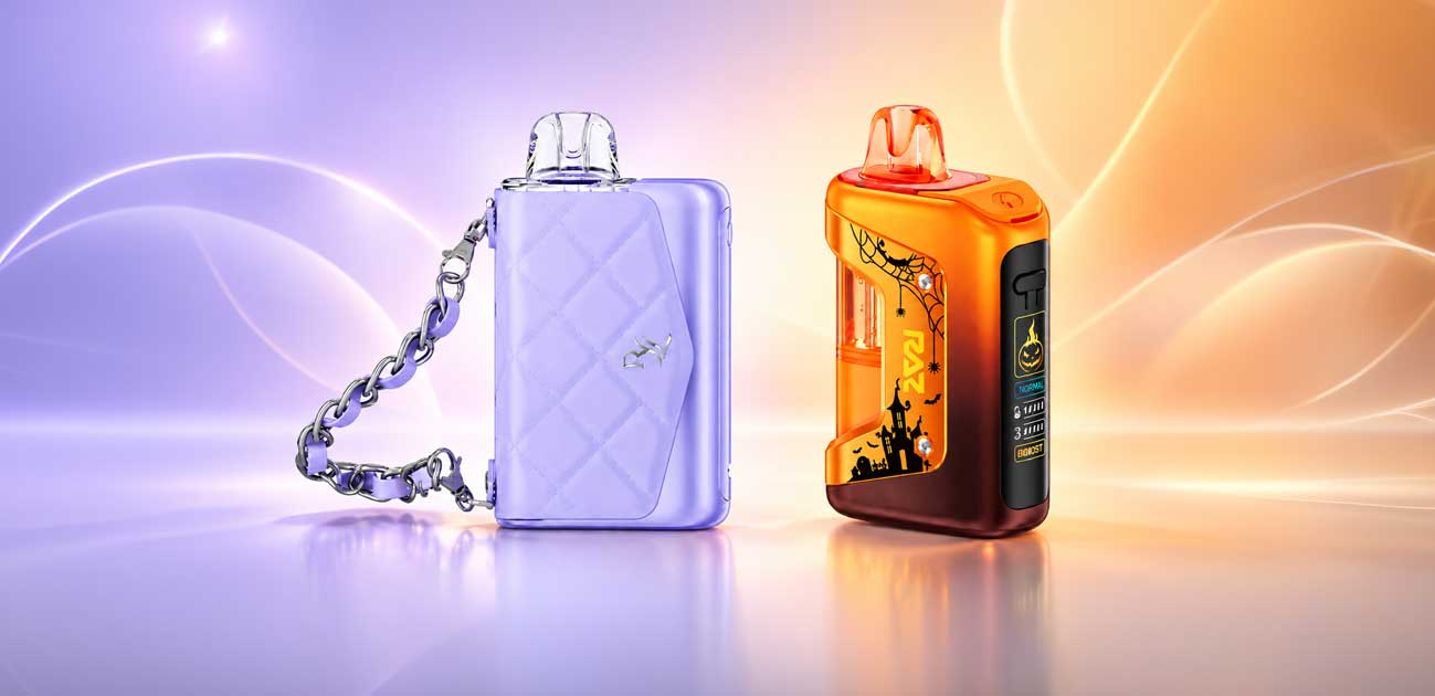 RAZ VUE 50K, RAZ RYL VUE 70K, and RAZ VUE 70K Halloween Edition kits shown together
